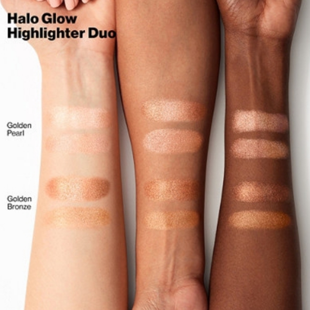 NEW Smashbox Halo Glow Highlighter Duo in Golden Pearl - Picture 5 of 5